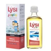 Lysi Junior Tran Islandzki dla dzieci o smaku mango-limonka, Olej