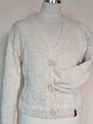 Sweter-kardigan 100% naturalny sklad Handmade. 