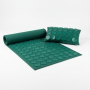 Mata do Akupresury z Poduszką - Mata Relaksacyjna Kolce Masaż Zielona