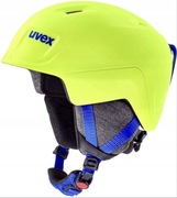 Kask narciarski dziecięcy UVEX 51-55cm neon yellow
