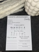 ANKIETA URODZINOWA