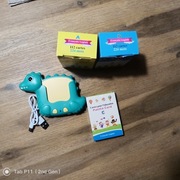 Czytnik kart dla małych dzieci do nauki języka angielskiego i francuskiego 