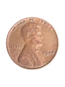 USA 1 cent Lincoln Head 1944 rok