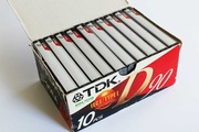 Kasety magnetofonowe TDK D90 - 10 sztuk