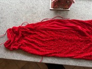 Suknia XXL sylwestrowa czerwona 