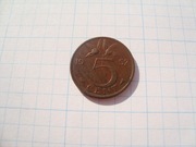 Holandia 5 centów 1957