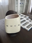 Zestaw kuchenny SMEG noże i stojak NOWE