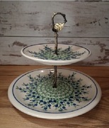 Patera ceramiczna Bolesławiec 2 w 1 ceramika Bolesławiec Z.C.B.