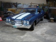 Chevrolet Chevelle SS 454 1970 ERTL bez pudła 1:18 niebieski