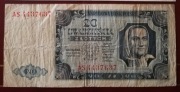 1948 rok 20 złotych serii AS 