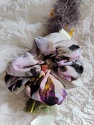 Frotki, scrunchie, DYI, ręcznie szyte OGRÓD