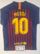 Messi Autograf Koszulka Fc Barcelona 2018-19