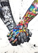 OBRAZ na płótnie 60x90cm Street art Graffiti