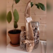 Świecznik ścienny driftwood wykonany ręcznie 