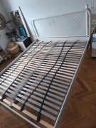 Rama łóżka Nesttuf biała IKEA 160x200, stelażem,6 pojemników pod łózko 
