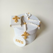 Zestaw komunia z masy cukrowej komunijny