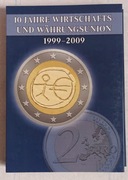 Lindner - Album Presso na monety 2 Euro serii: 10 - lat E.M.U