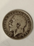 Anglia Krol Jerzy V 1917r. 1 shiling.Ag.5,66g.925 23,5mm.