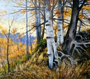 Obraz olejny Buki z ramà