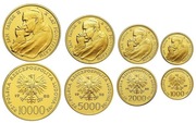 Set papieski - komplet menniczy JP II JP2 Jan Paweł złote monety
