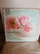 Obrazek dekoracyjny z motywem kwiatów