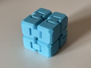 Infinity Cube Fidget Toy – Sky Blue
