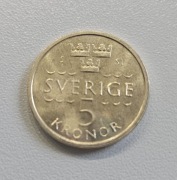SZWECJA 5 KRONOR 2016 CARL XVI GUSTAV