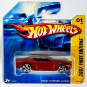 Hot Wheels Dodge Challenger Concept Czerwony