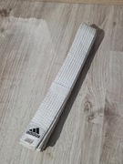 Pas Karate Taekwondo Judo Adidas biały 260cm