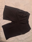 Spodenki sportowe młodzieżowe czarne z kieszeniami typu szorty, S