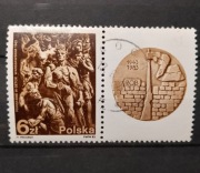 Polska Fi 2718 + Pw kas. 40. rocznica powstania w getcie warszawskim nr 31