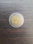 Moneta z 1994 roku 5zł