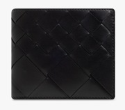 Bottega Veneta Bottega Veneta CZARNY Skórzany portfel