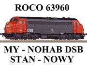 GLEDZIU KOLEJKA ROCO 63960 LOKOMOTYWA NOHAB DSB NOWA. PASUJE DO PIKO. 