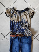 Atmosphere zwiewna cienka koszulka top bluzka na lato top