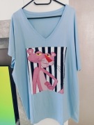 Bluzka, tunika  różowa pantera