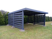 Wiata stalowa jednospadowa