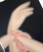 Obraz DŁOŃ z KOKARDKA