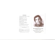 Włoski Obrazek z relikwią- Błogosławiona Aleksandrina Maria da Costa.