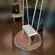 HUŚTAWKA POKOJOWA - ORNAMENT - HANDMADE