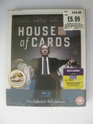 DVD House of Cards sezon 1 BRAK PL