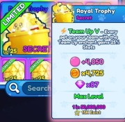 Royal trophy | Bubble Gum Simulator Infinity
