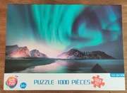 Puzzle 1000 elementów - zorza polarna