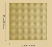 Płytka konstrukcyjna Piaskowa do klocków LEGO classic podstawka XL 32x32