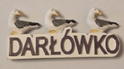 Magnes na lodówkę ceramiczny DARŁÓWKO Bałtyk Krynica Hel Ustka Mielno(43) 