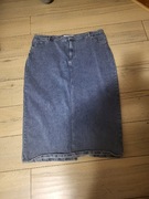 Spódnica jeansowa stylowa długa maxi elegancka sportowa 52/54