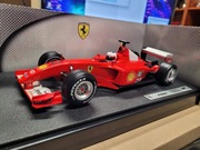 F2001 1:18 w kartonie HOT WHEELS Rubens Barrichello