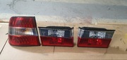 Lampy tył BMW E34 biało czerwone