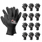 Mocne RĘKAWICE ROBOCZE powlekane gumą DRAGON 9-L