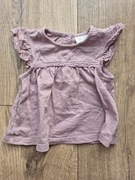 Next sukienka niemowlęca liliowa bluzeczka haft 68 
